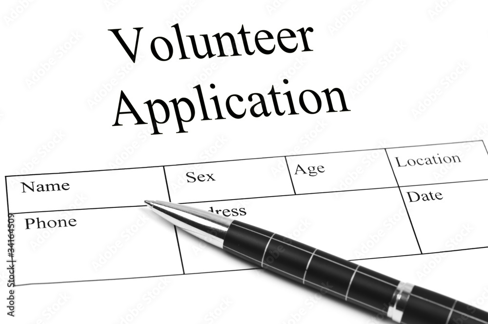 Volunteer Application Volunteer Application