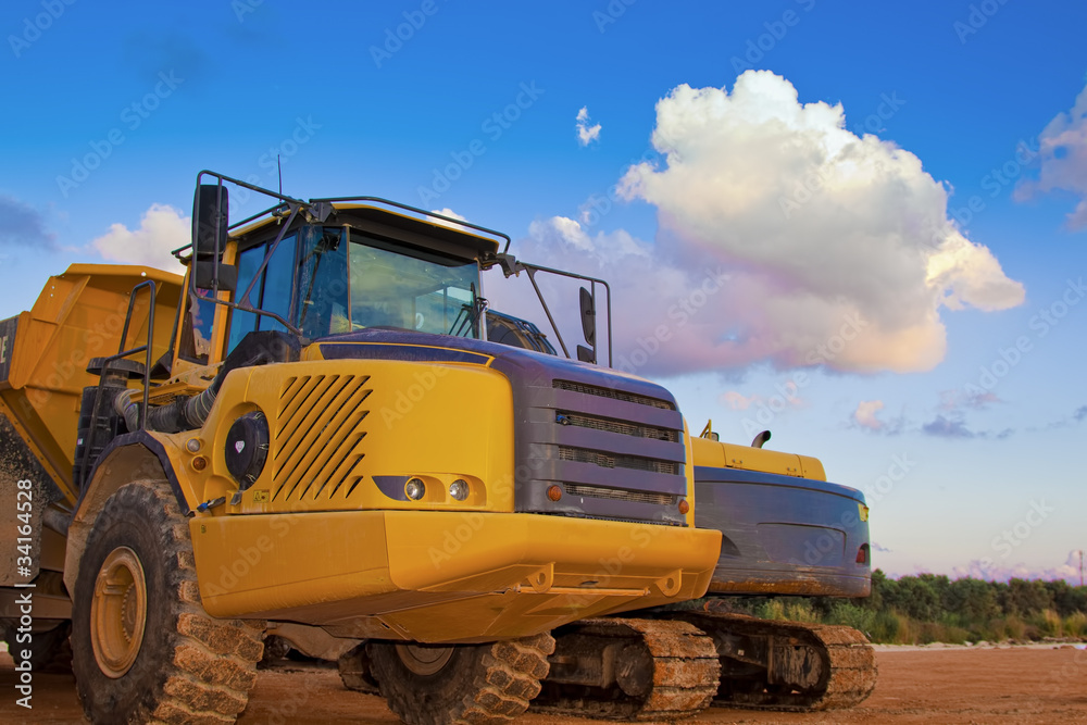 yellow truck