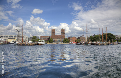 Oslo from the sea (HDR)