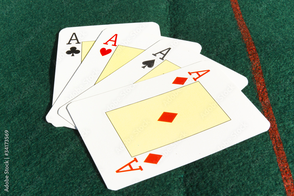 Obraz premium Cartas de poker