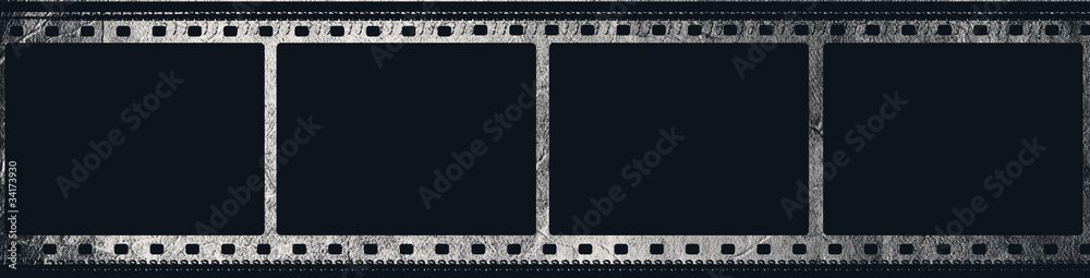 Grunge film frame with space for your text or image