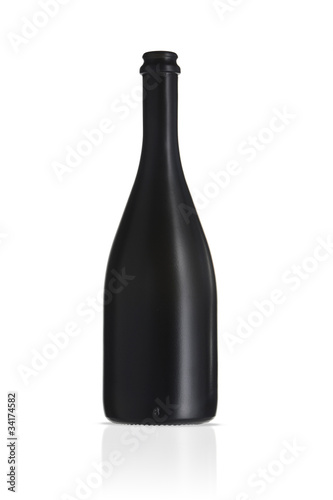 Wine Bottle bottle isolated on a white background photo