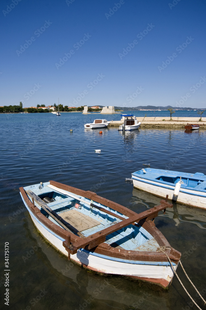 Old wooden boats