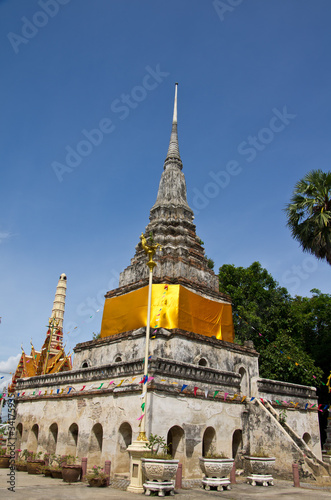 Pagoda with blue sky