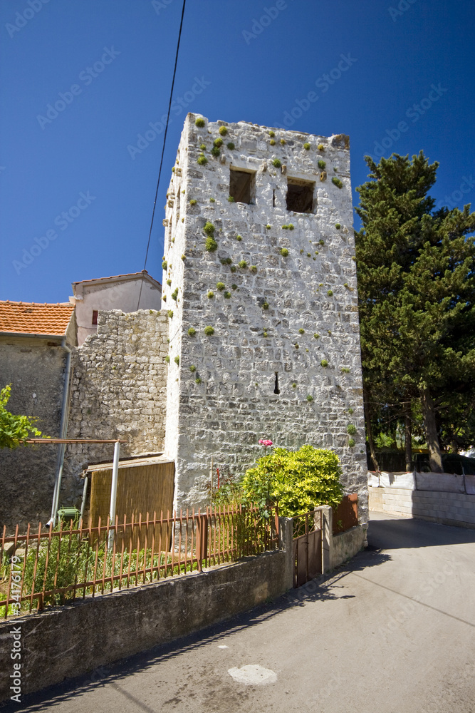 Fototapeta premium Castle turret in Turanj