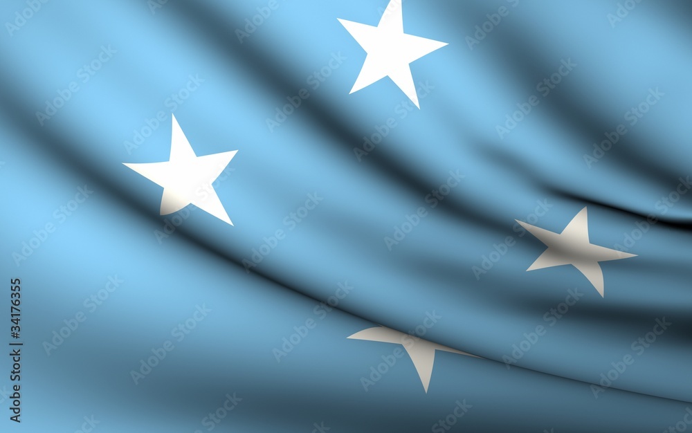 Flying Flag of Micronesia | All Countries Collection | Flying Flag of Micronesia | All Countries Collection |