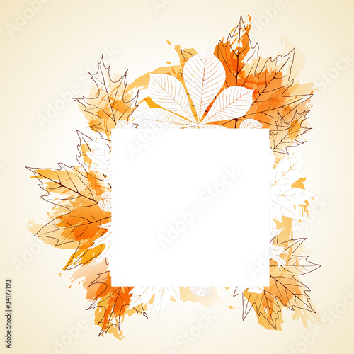 Abstract autumn background