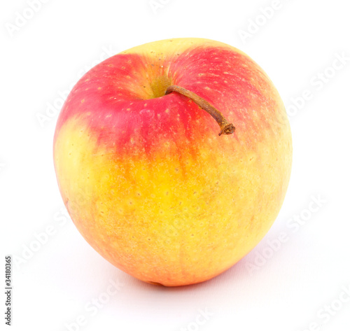 Fresh yellow-red apple