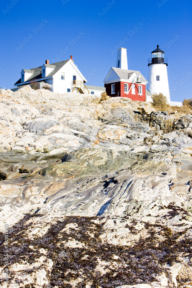 lighthouse Pemaquid Point Light, Maine, USA