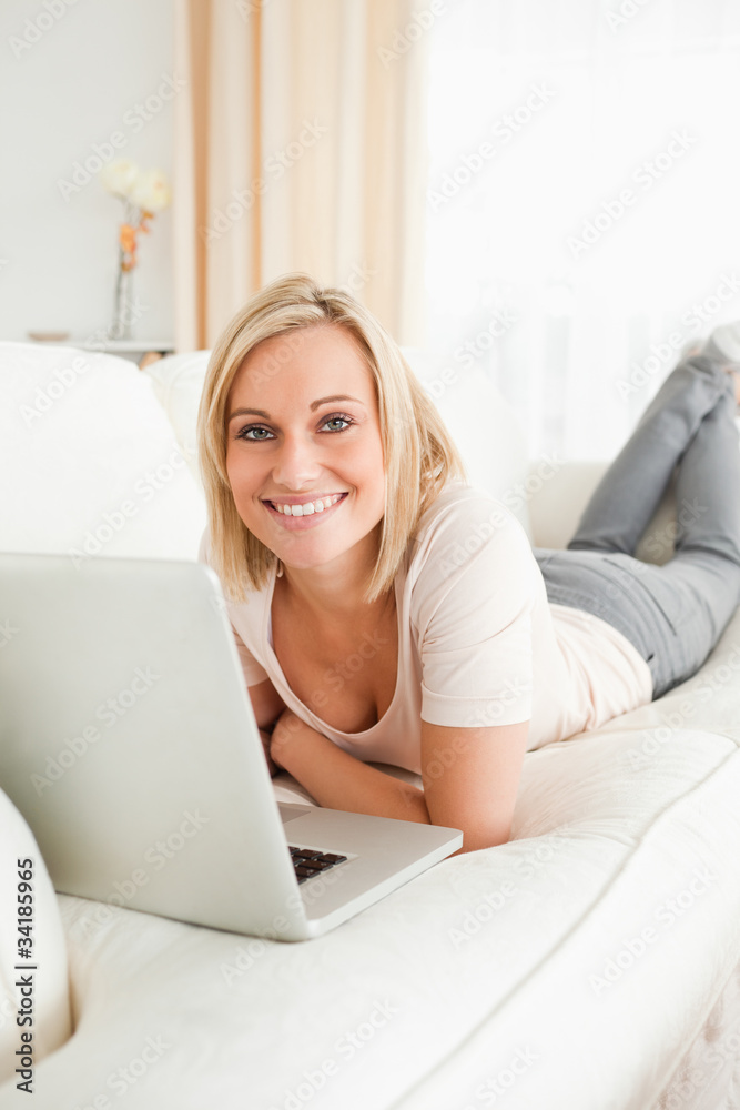 Portrait of a woman with a notebook Portrait of a woman with a notebook