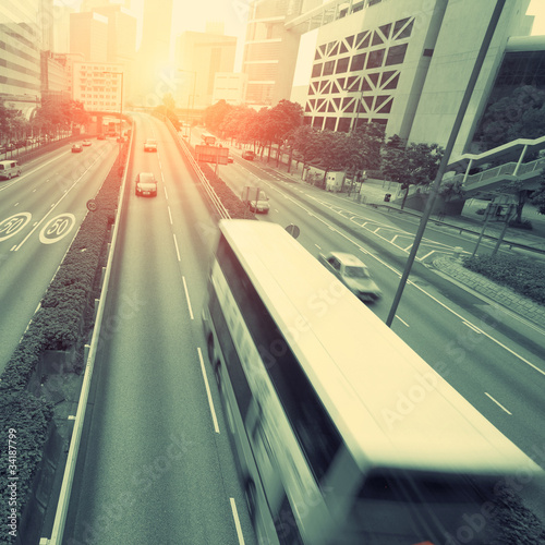 Photography traffic in hongkong