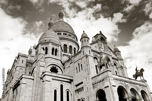 Vászonkép Sacre coeur, Montmartre, Paris, Francia