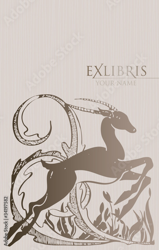 Gazelle Exlibris