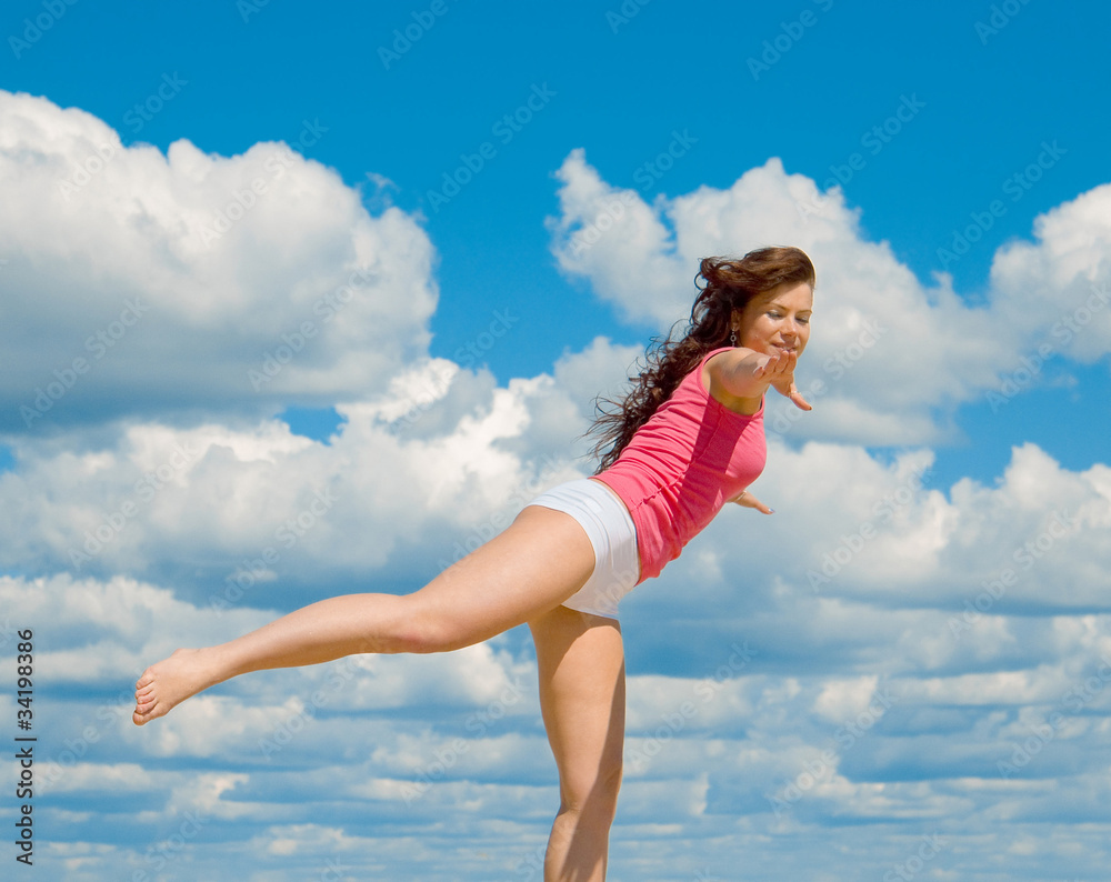 Happiness Fitness Woman Happiness Fitness Woman