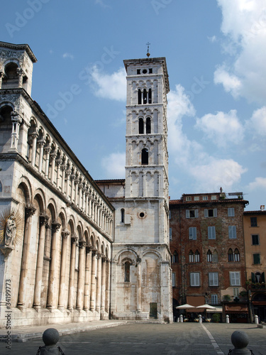 San Michele in Foro church - Lucca , Tuscany.