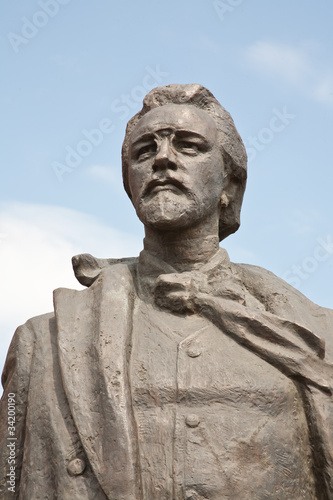 Monument to Russian writer Chekhov A.P.