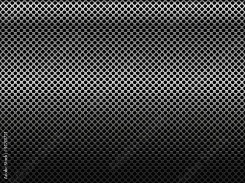Metal grid.