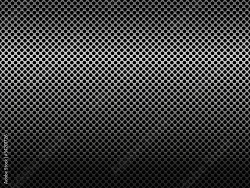Metal grid.