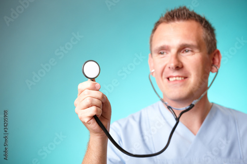 Cheerful doctor