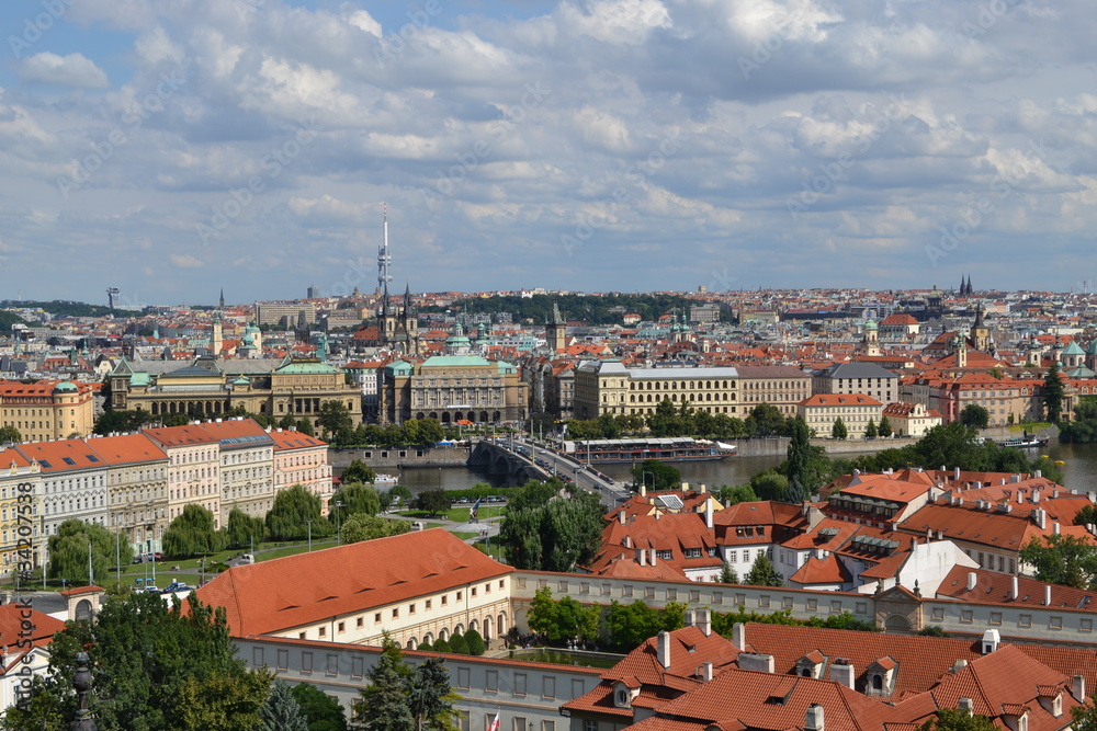 Obraz premium Blick über Prag