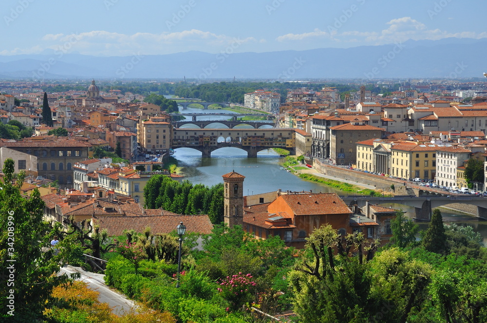 Ville de Florence, Italie.