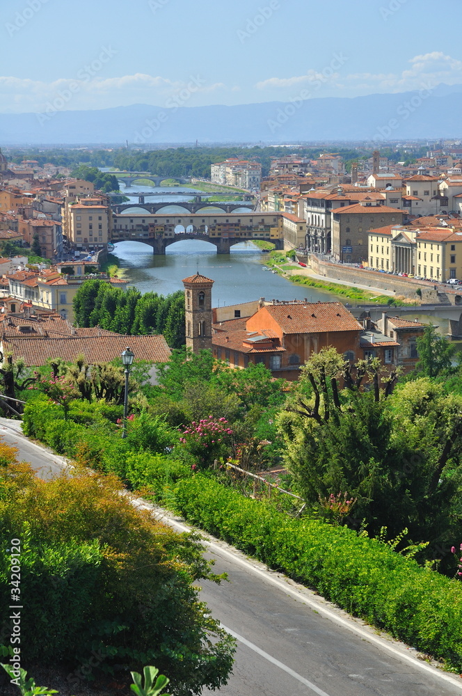 Ville de Florence, Italie.