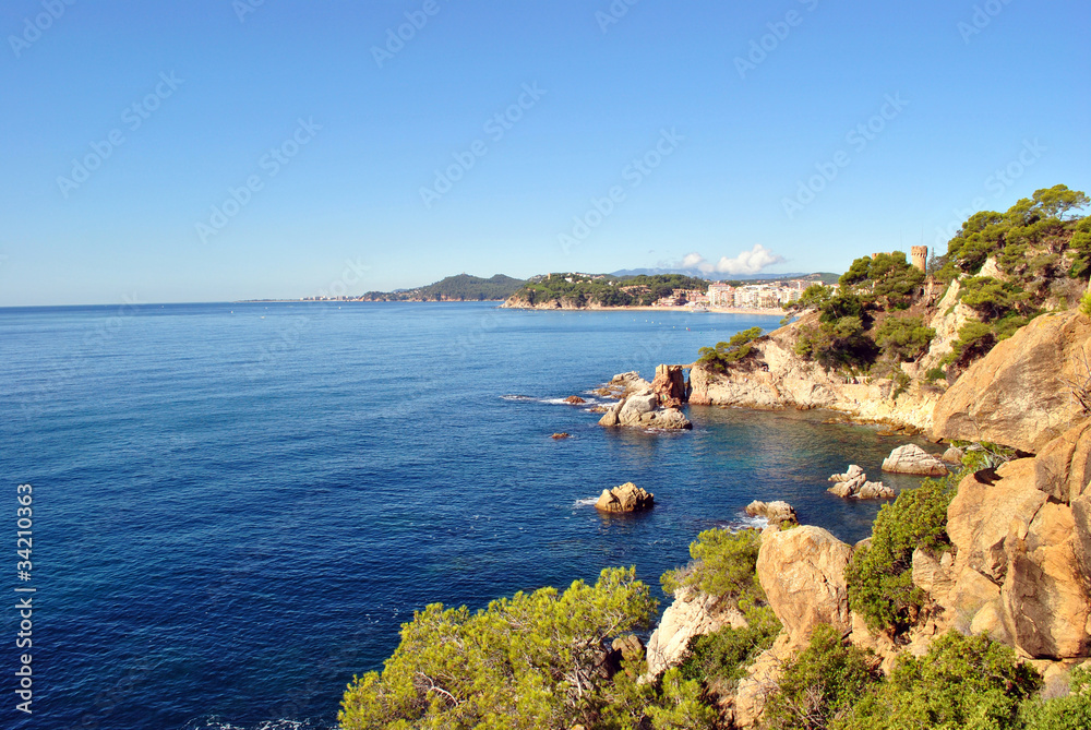 Coast of city in Spain