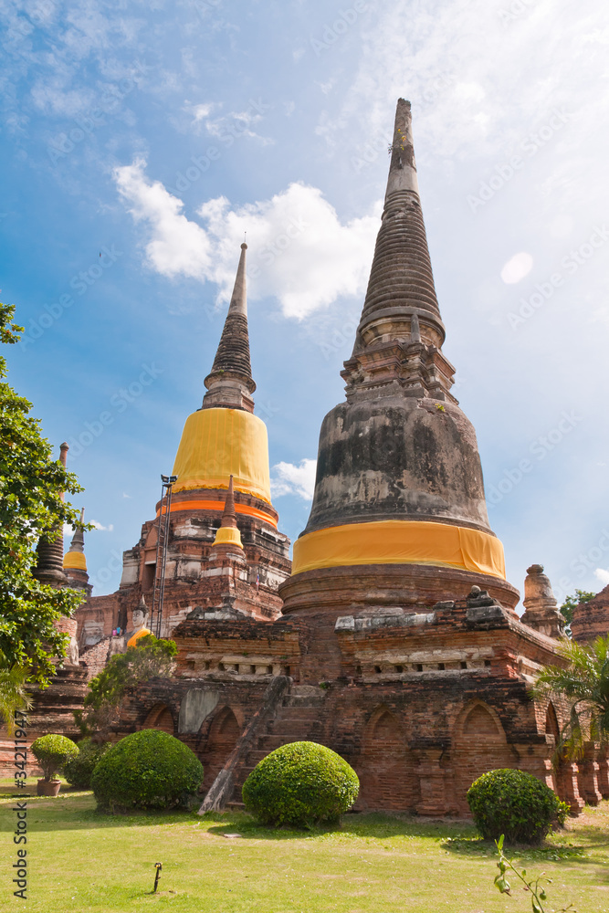 Ruin pagoda in Ayutthaya