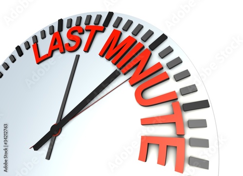 last minute
