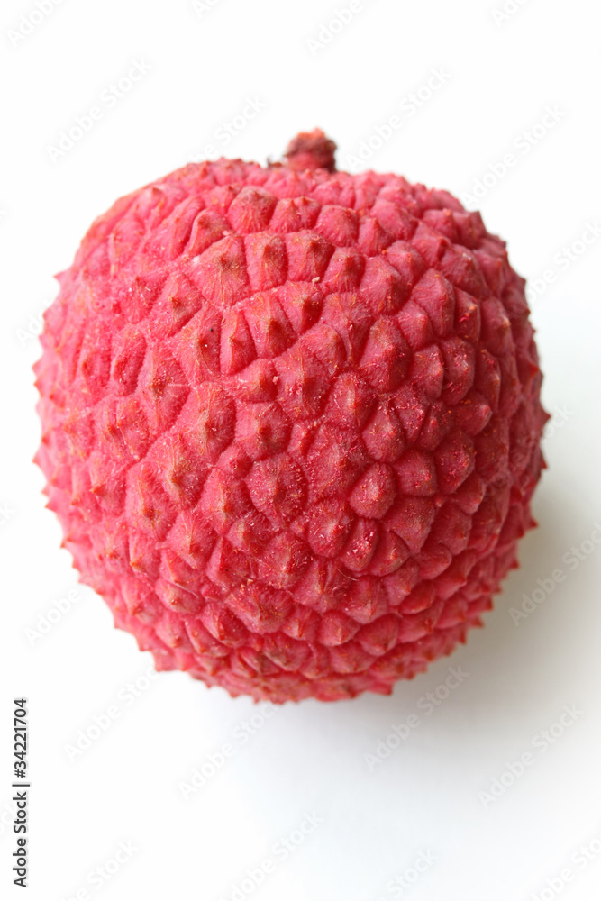 fresh lychee on white background fresh lychee on white background