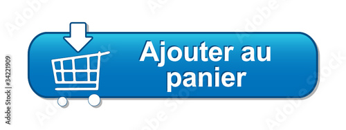 Bouton Web "AJOUTER AU PANIER" (commander acheter en ligne bleu)