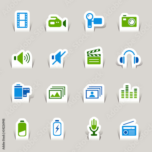 Papercut - Media Icons
