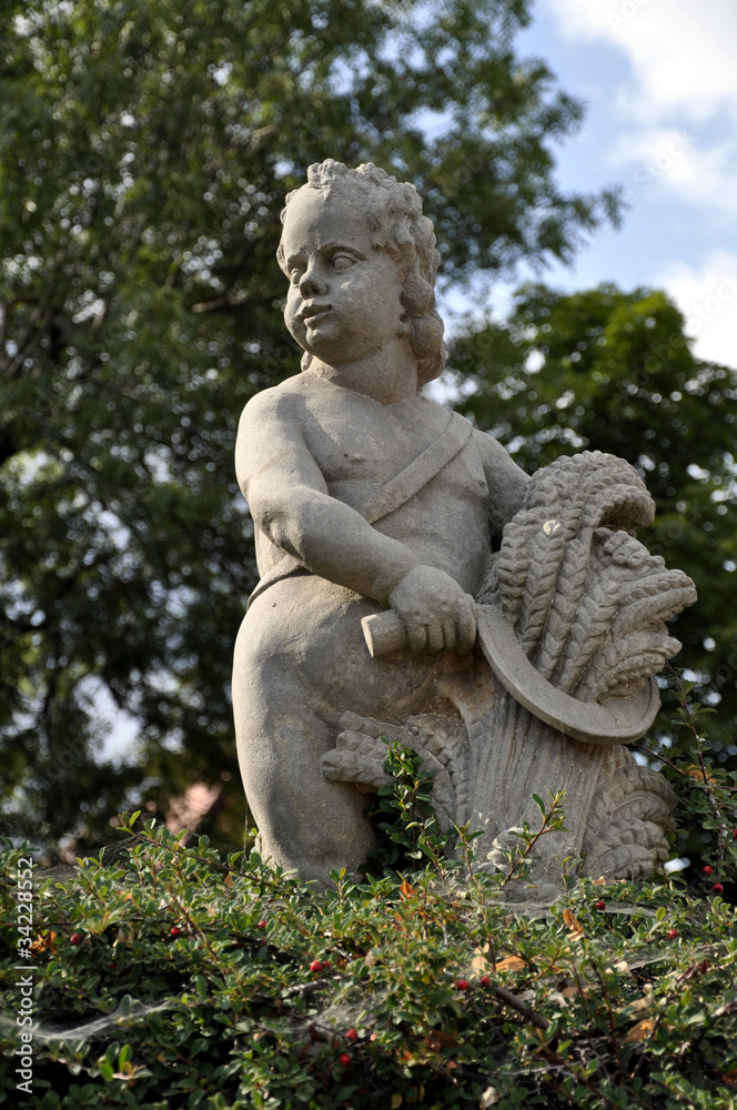 Quedlinburg Figur vor Stiftskirche