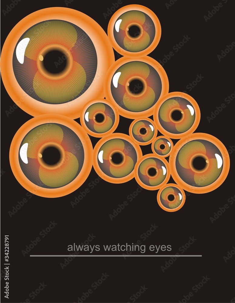 Fototapeta premium always watching eyes