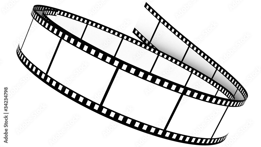 Fototapeta premium Blank film strip