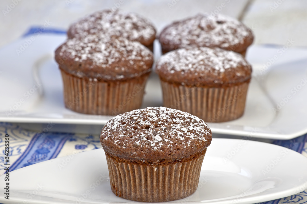 Schokoladenmuffins Schokoladenmuffins