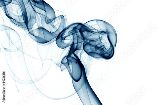 Wave and smoke background