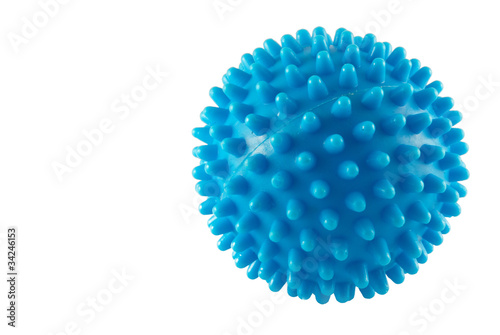 Dark blue ball.