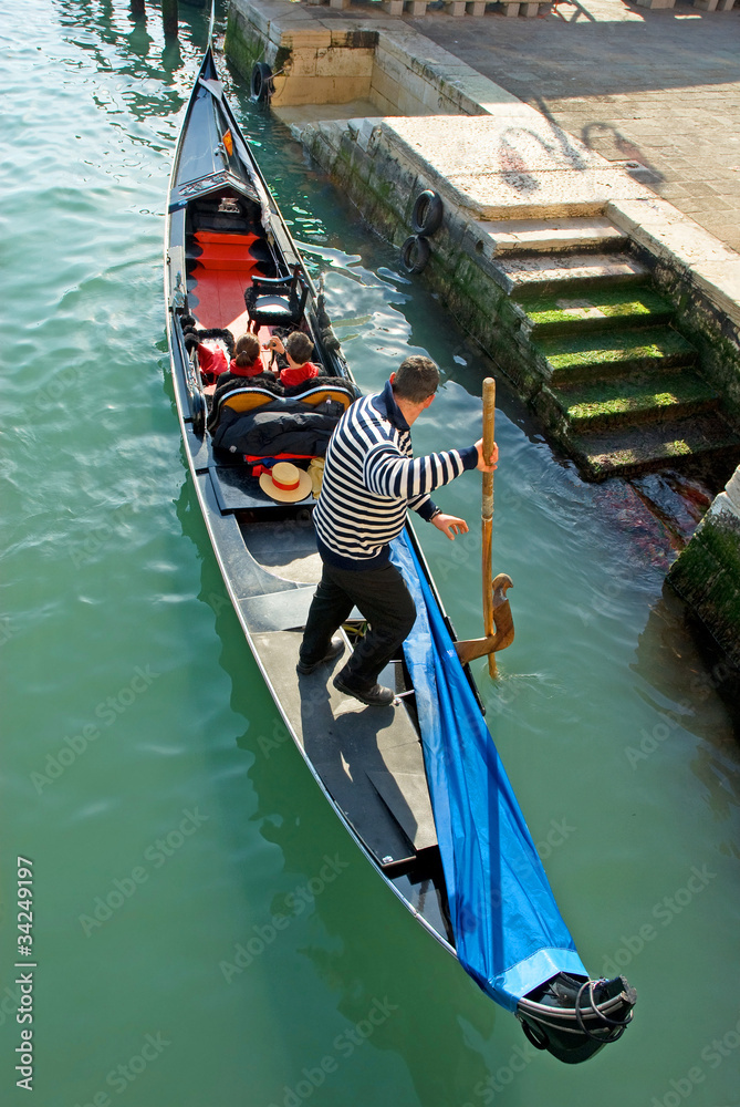 Italy, Venice gondola