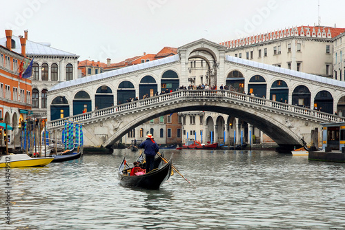 Italy, Venice the Rialto bridge