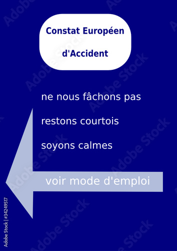 Constat européen d'accident