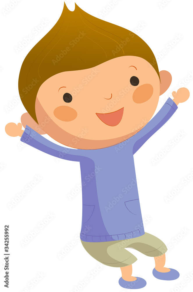 Portrait of happy boy