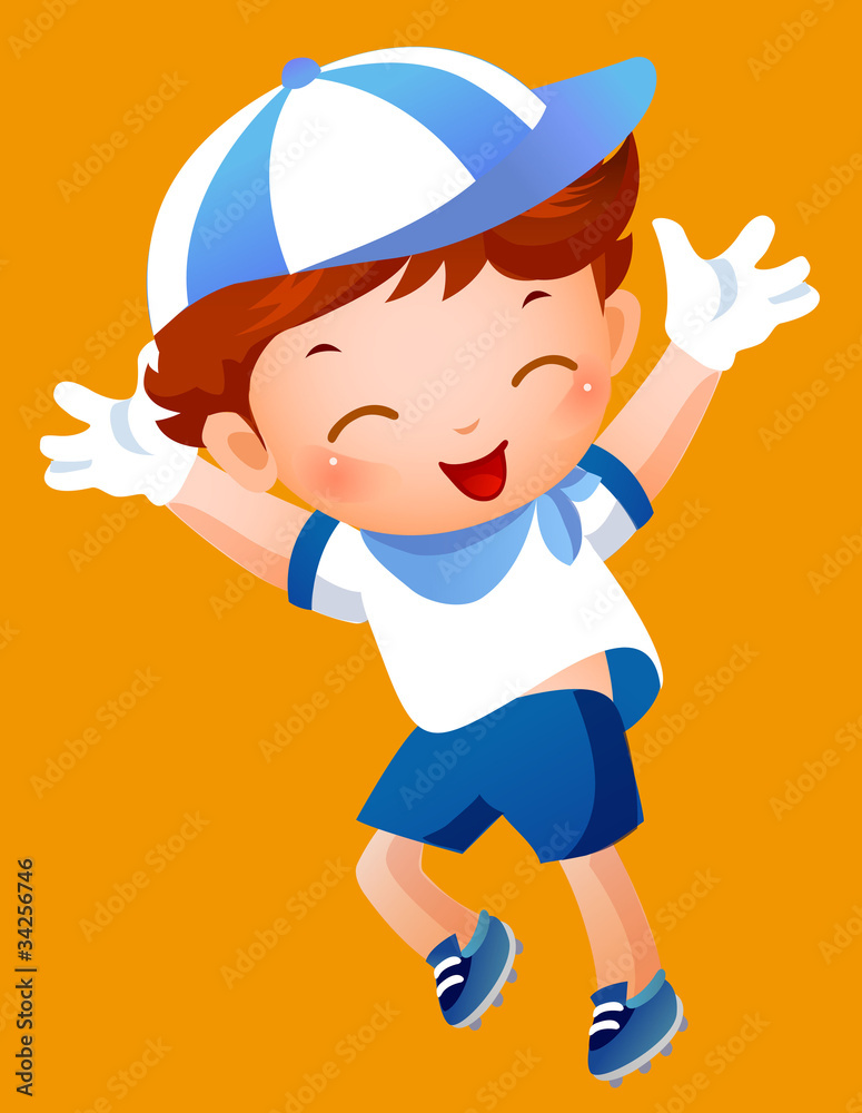 Boy in football player uniform Boy in football player uniform