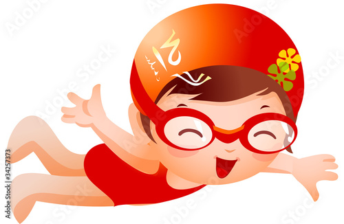 Girl Swimmer