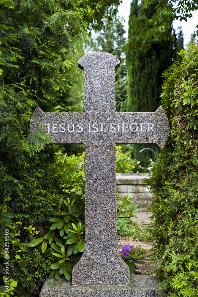 Steinkreuz Jesus Sieger Steinkreuz Jesus Sieger