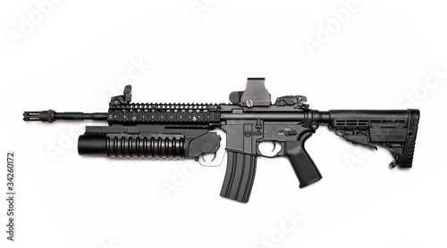 M4A1 assault rifle with grenade launcher