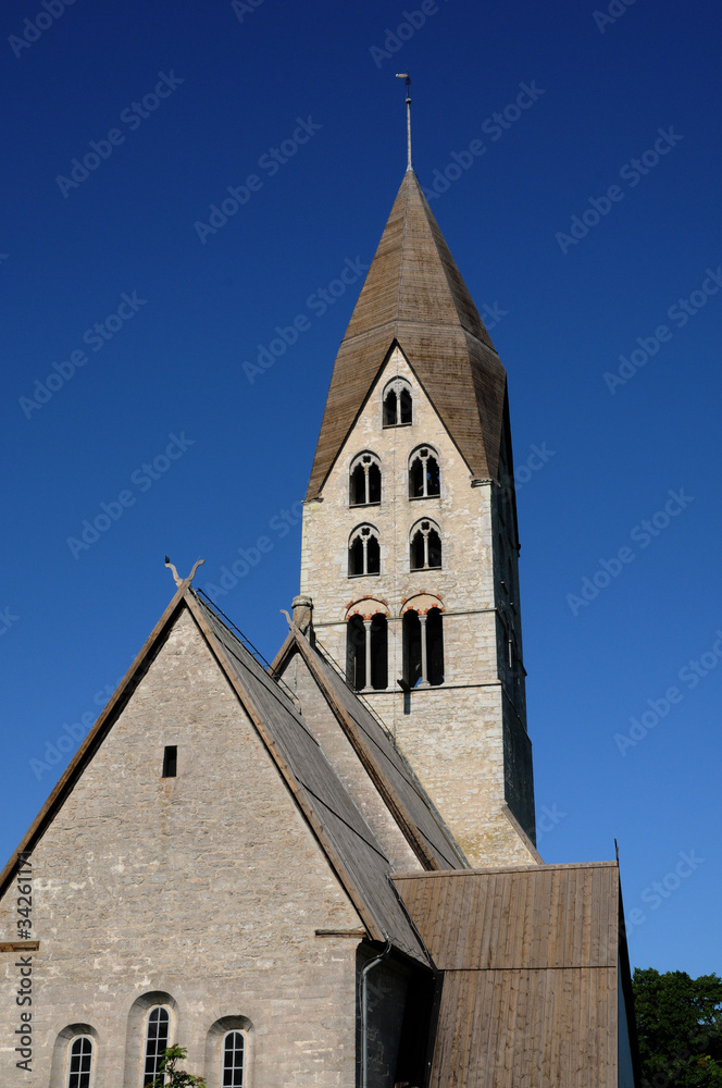 Gotland, église de Tingstade