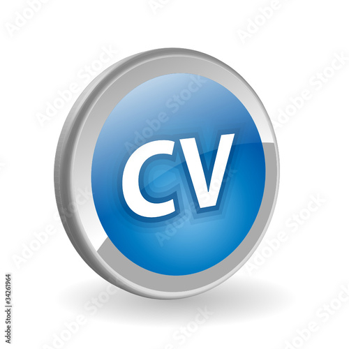 "CV" Web Button (jobs offers vacancies careers search apply now)