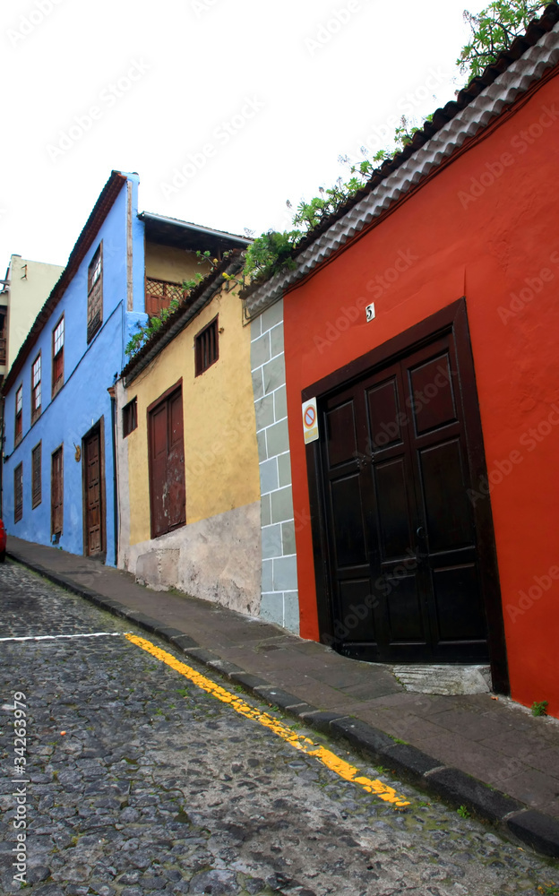 La Orotava city on Tenerife, Canary islands, Spain