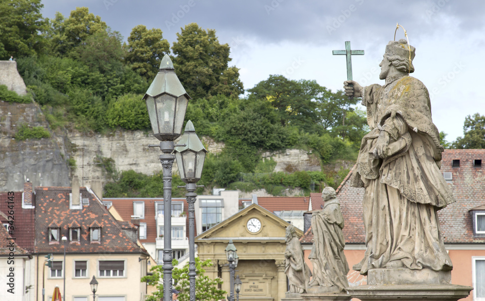 Fototapeta premium statue in würzburg
